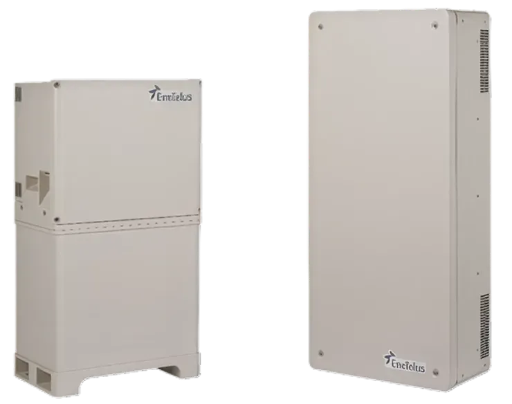 EIBS No.8 のハイブリッドパワーコンディショナとリチウムイオン蓄電池ユニット