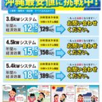 太陽光発電システム「沖縄最安値に挑戦中!!」