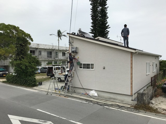 中城村N邸の施工写真 5