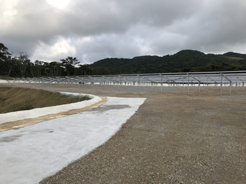 本部町グランド設置　366kwスパイラル工法の施工写真 8