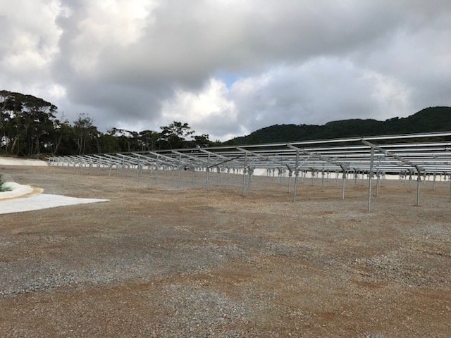 本部町グランド設置　366kwスパイラル工法の施工写真 9