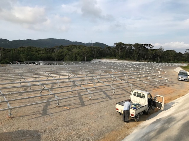 本部町グランド設置　366kwスパイラル工法の施工写真 6