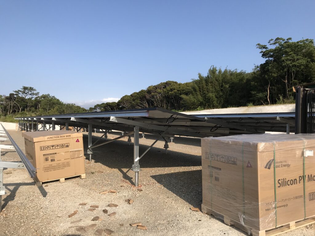 本部町グランド設置　366kwスパイラル工法の施工写真 14