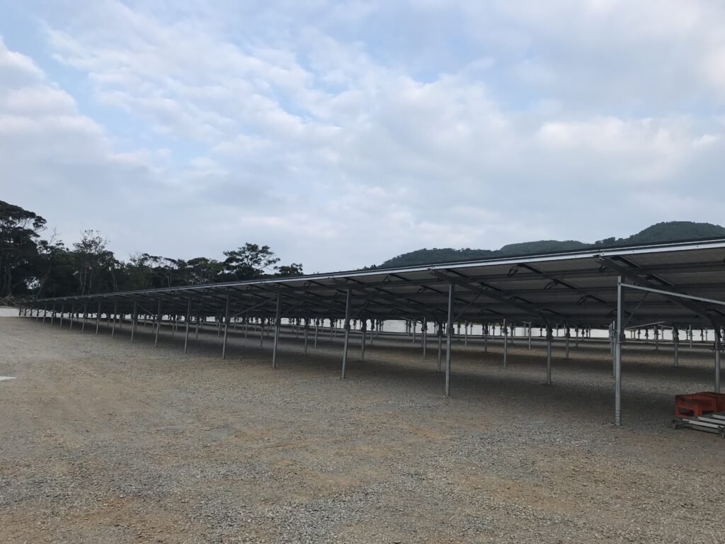 本部町グランド設置　366kwスパイラル工法の施工写真 19