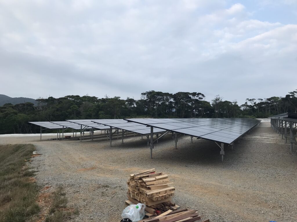本部町グランド設置　366kwスパイラル工法の施工写真 17