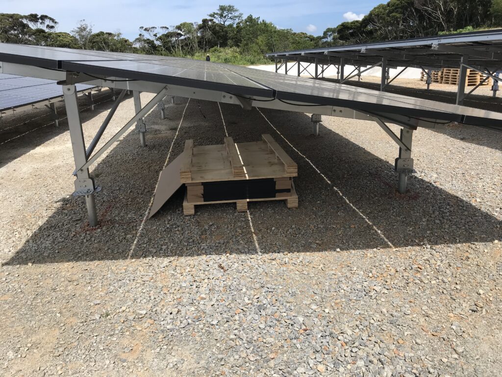 本部町グランド設置　366kwスパイラル工法の施工写真 13